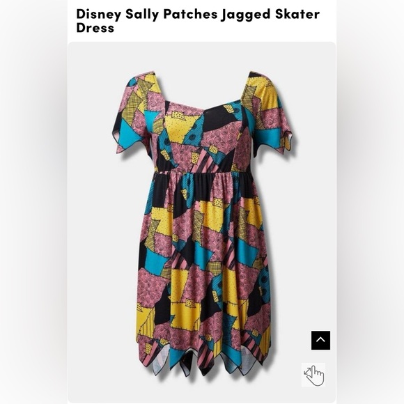 Torrid Disney Sally Patches Dress w/ leggings - Picture 2 of 8